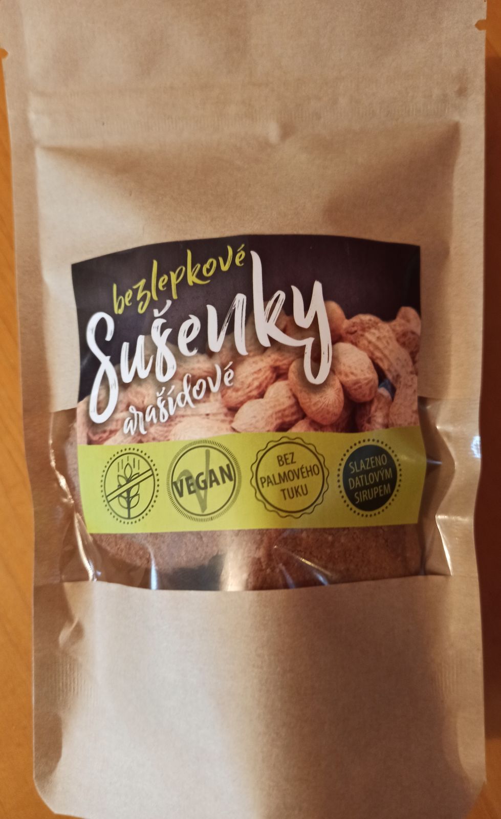 Bezlepkové sušenky arašída 100g Madhuri